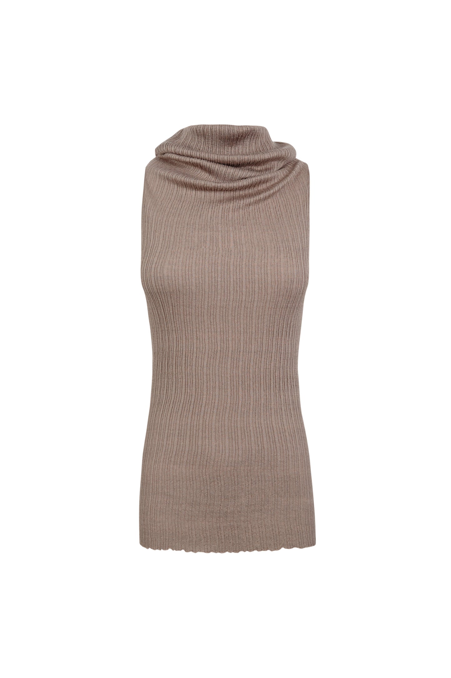 Cypress, smoky mauve knit top