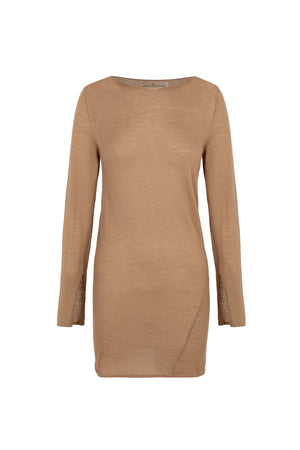 Daria, cocoa cashmere jumper