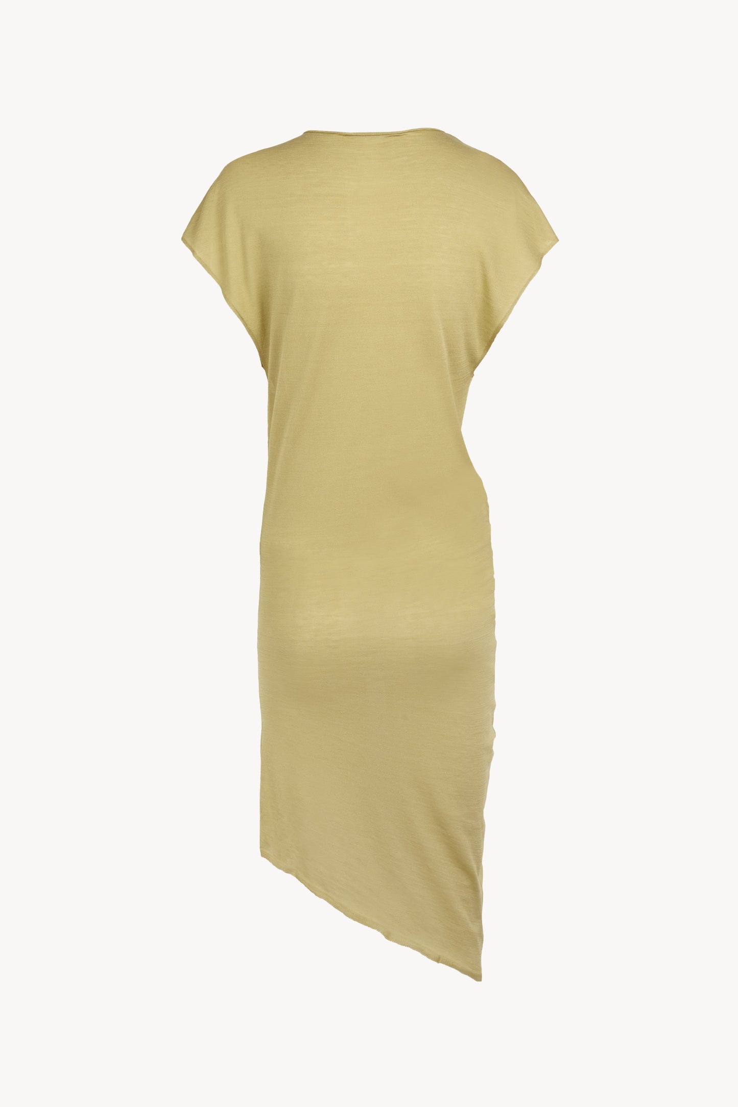 Donia, light khaki knit top