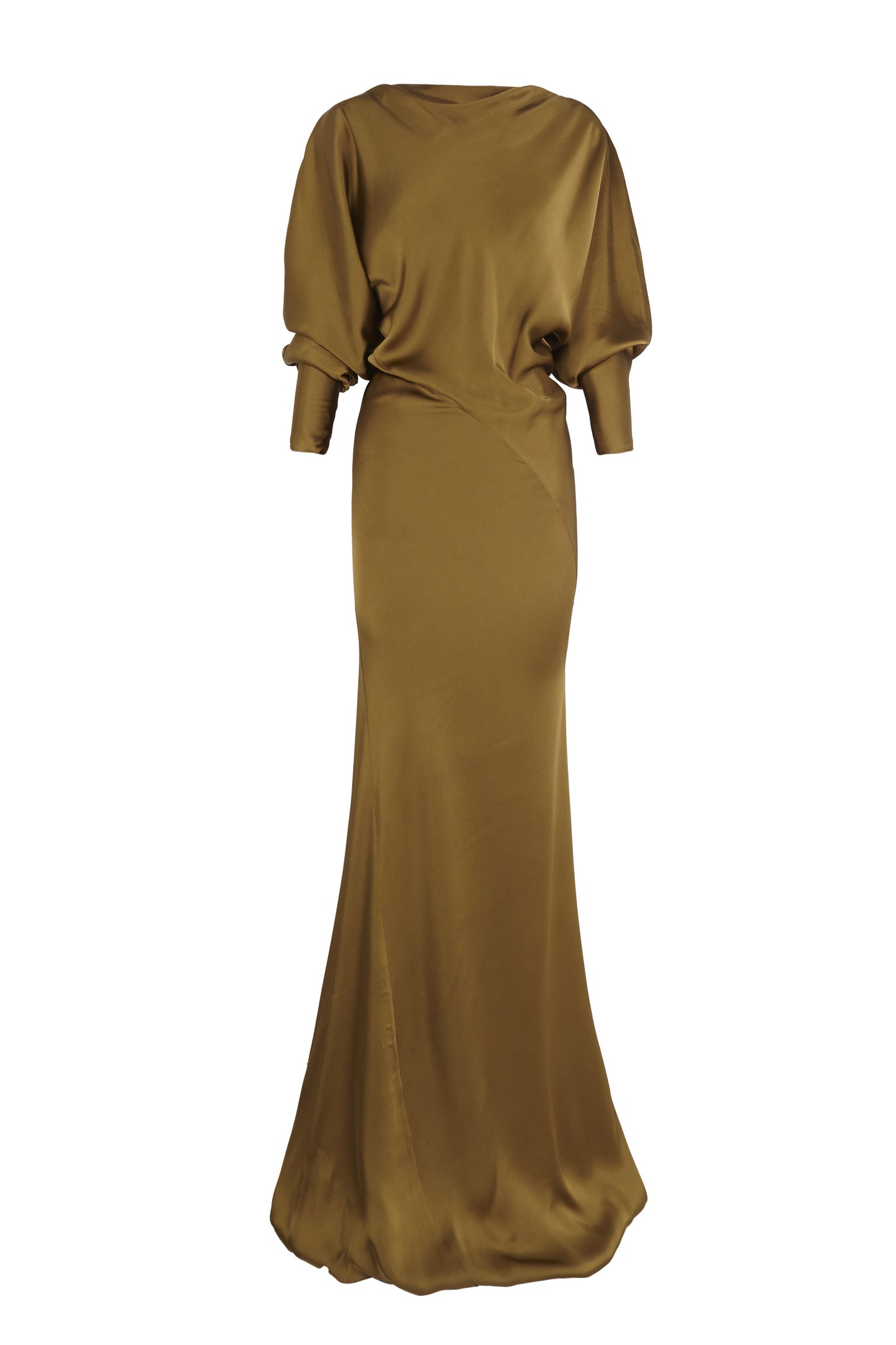 Dorado, vestido largo dorado