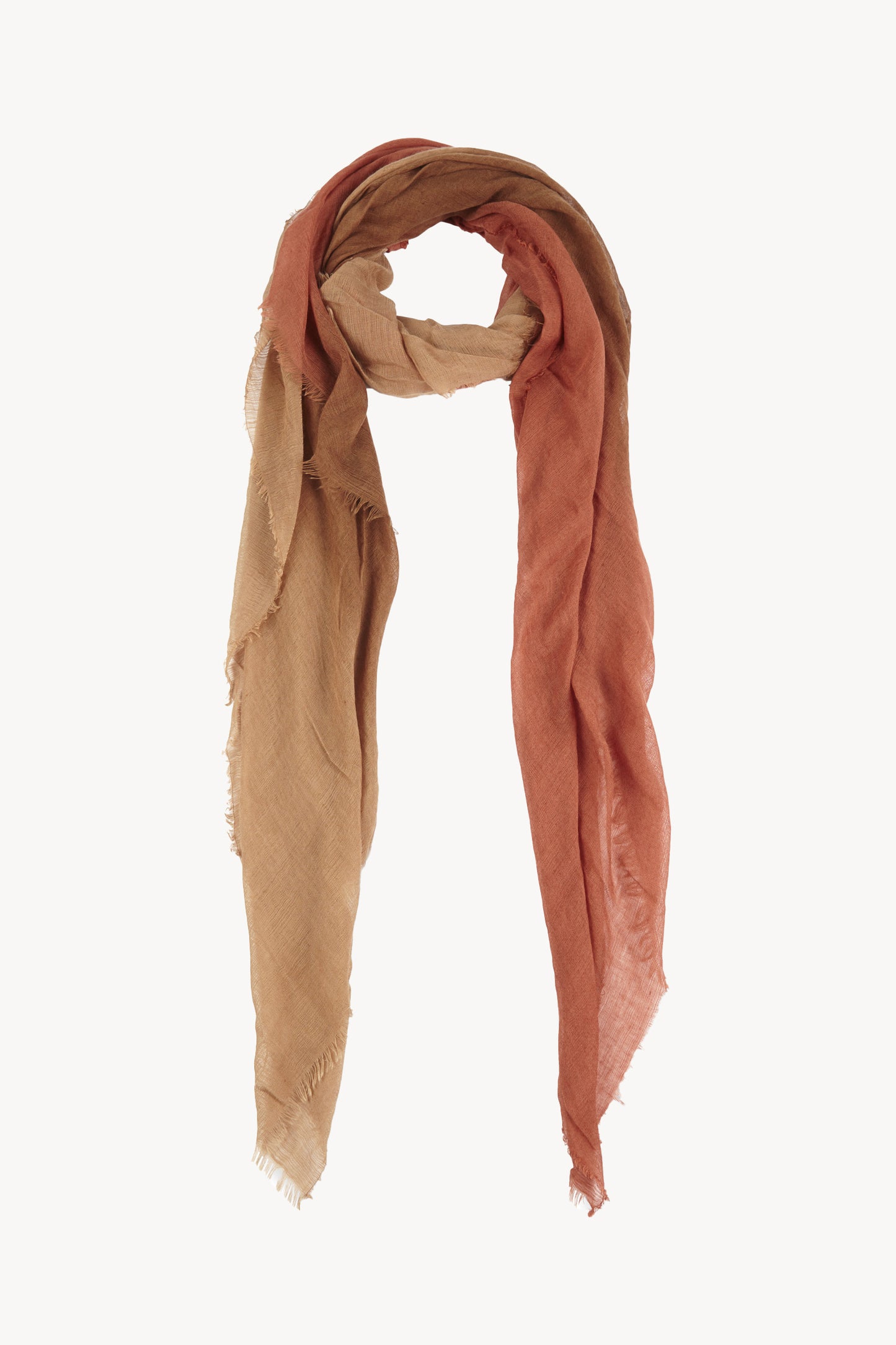 Dream, foulard tricolor rojo lava