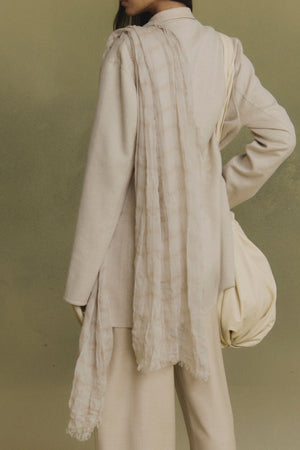 Eclipse, maltinto beige striped foulard