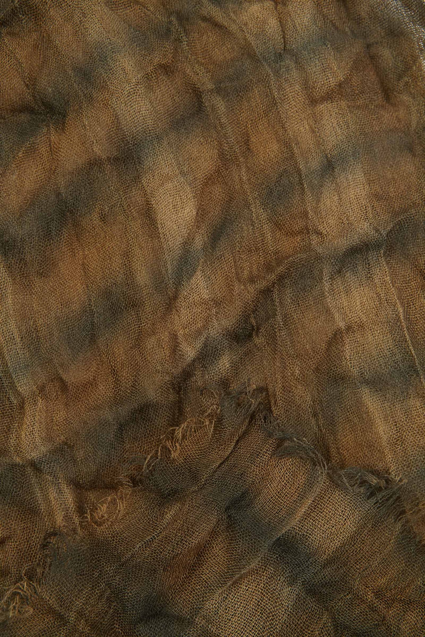 Eclipse, dark green and yellow striped foulard