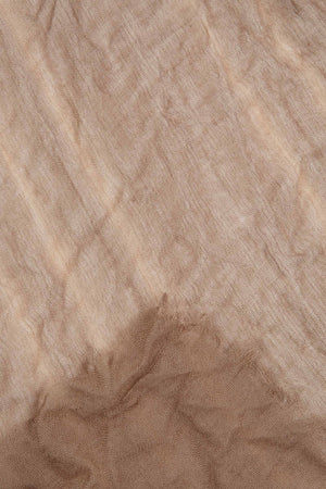 Edith, foulard a rayas marron