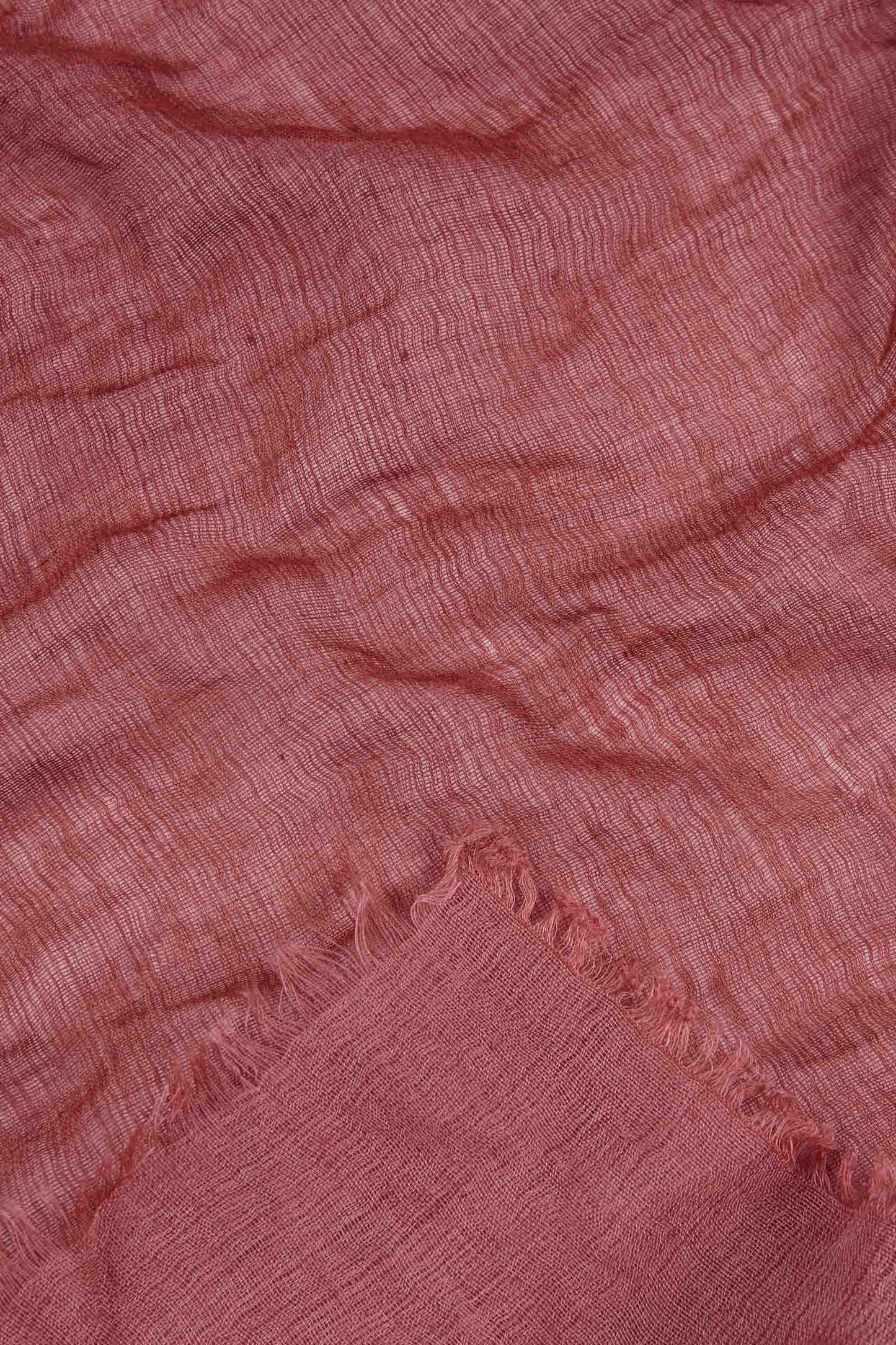 Elara, foulard bicolor rojo carmesi