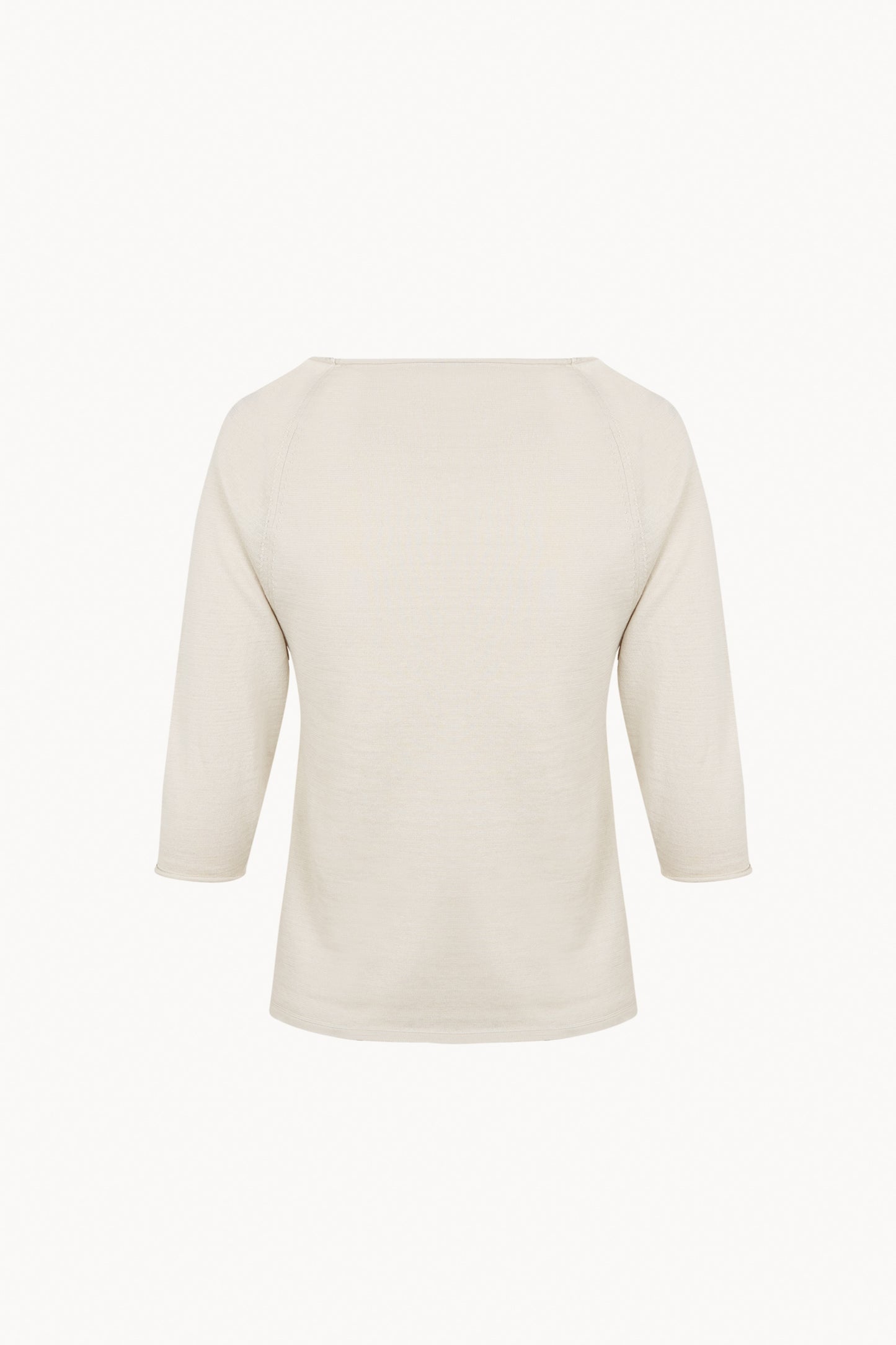 Elaris, off white organic cotton and silk sweater