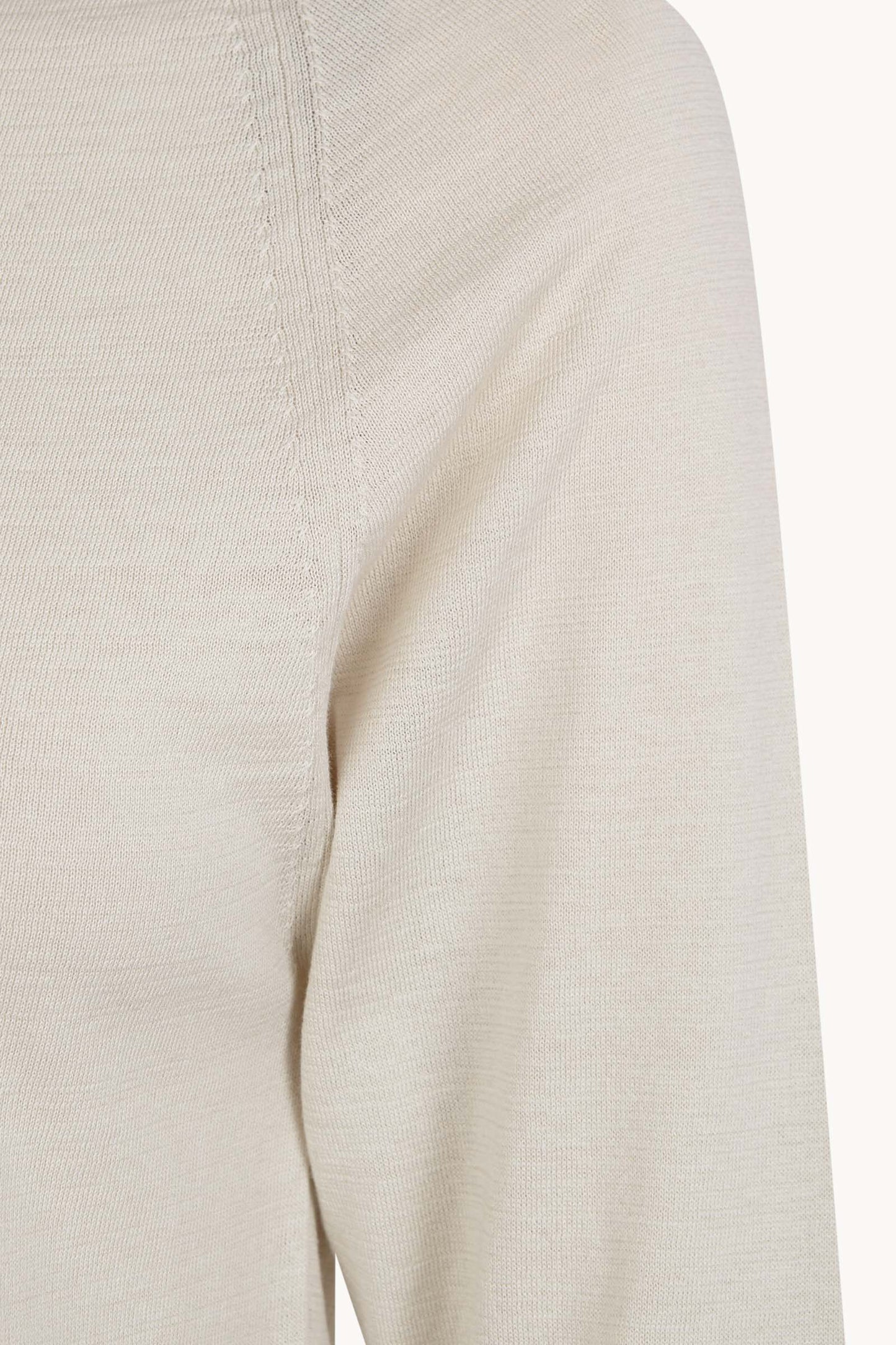 Elaris, off white organic cotton and silk sweater