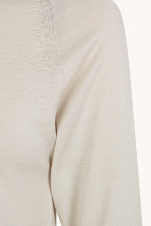 Elaris, off white organic cotton and silk sweater