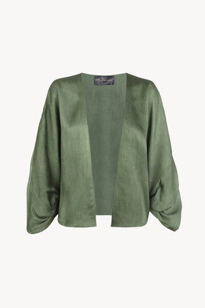 Elea, fade aquamarine short jacket