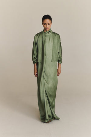 Elea, fade aquamarine short jacket