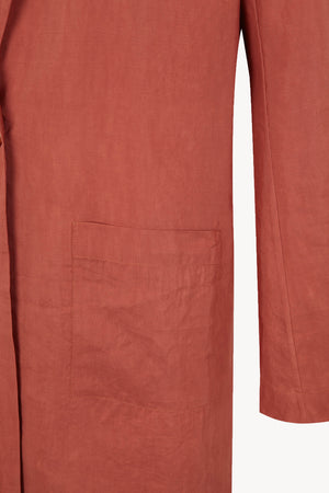 Elena, cayenne oversized jacket