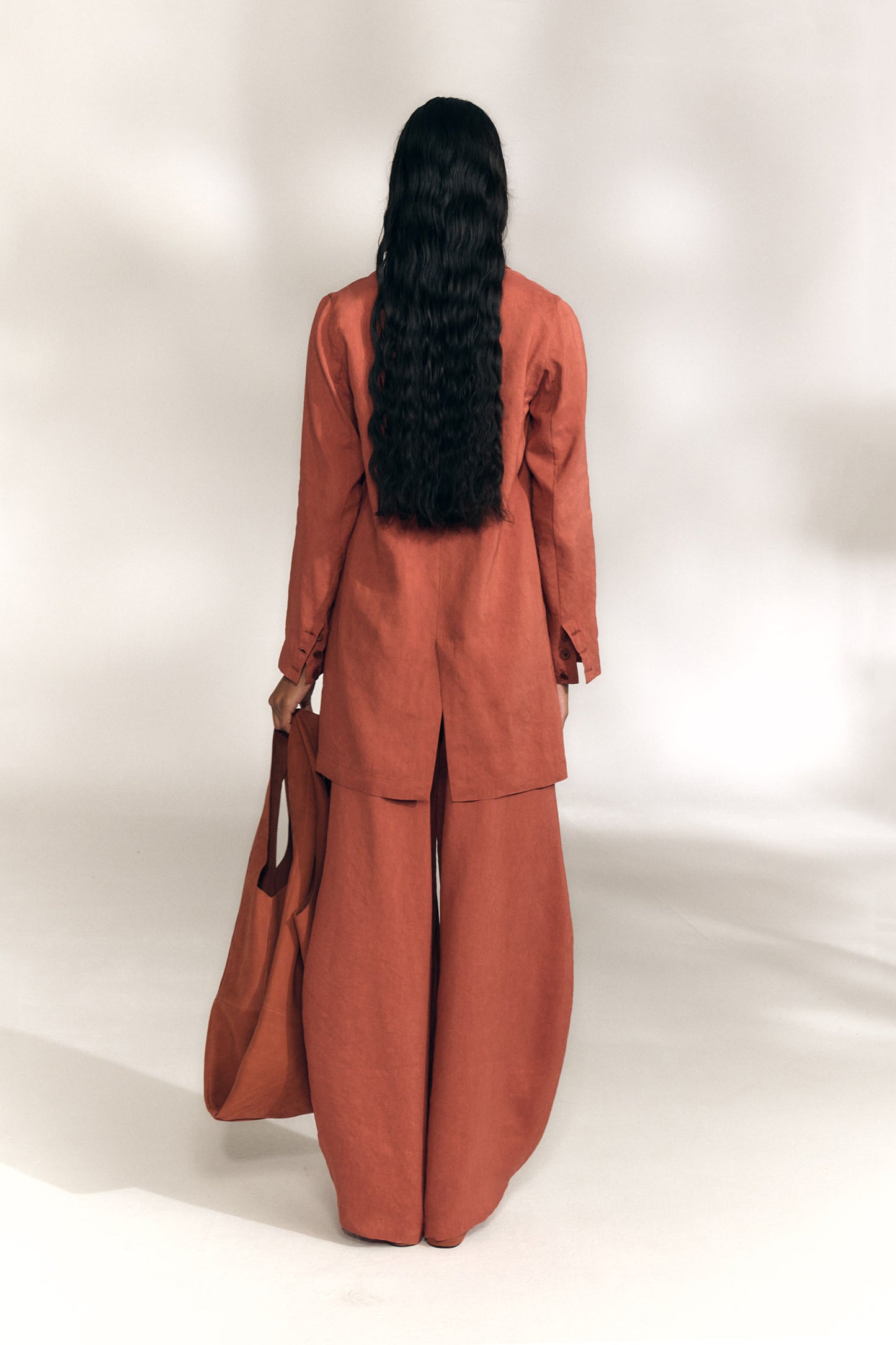 Elena, cayenne oversized jacket