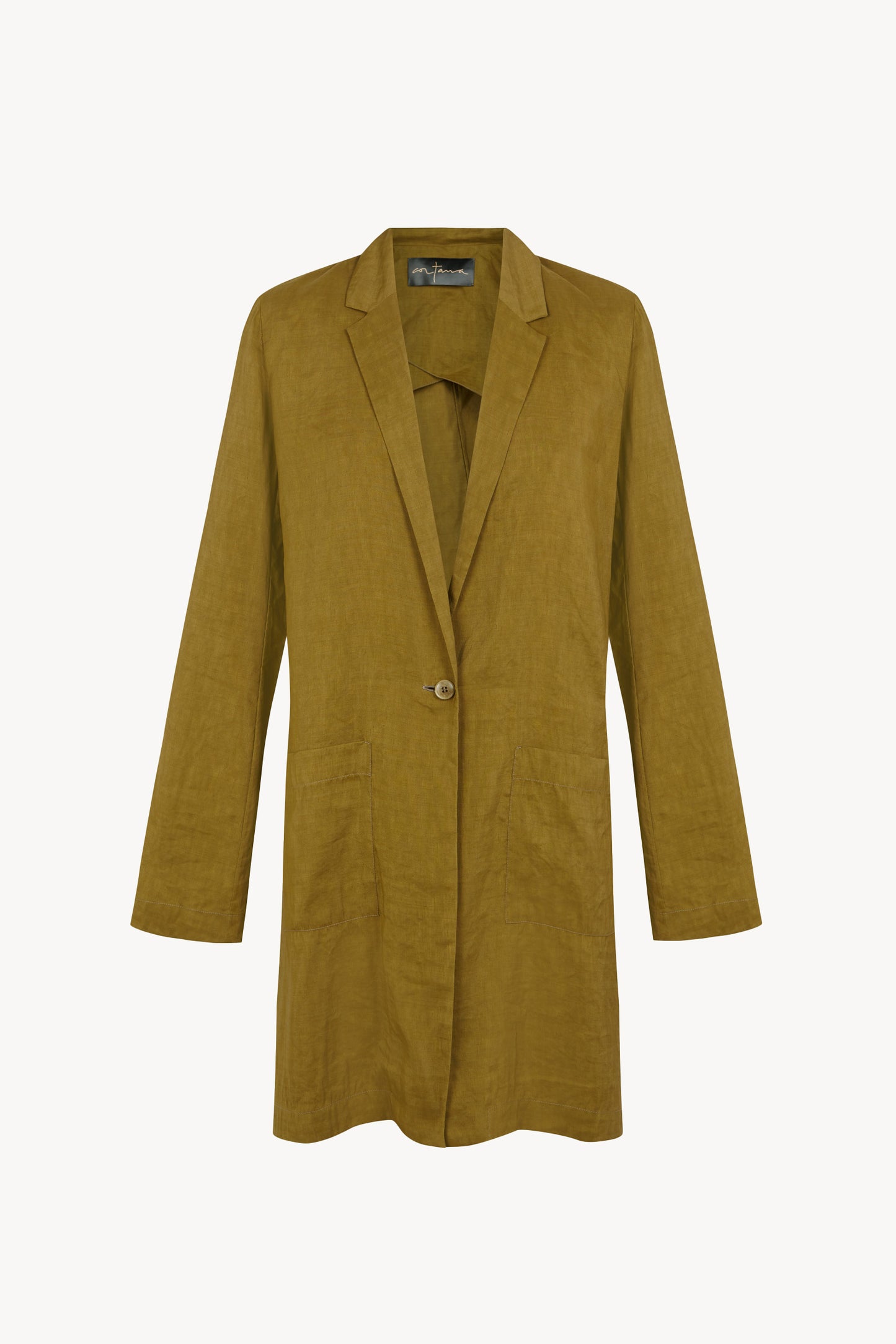 Elena, chaqueta oversize verde oliva