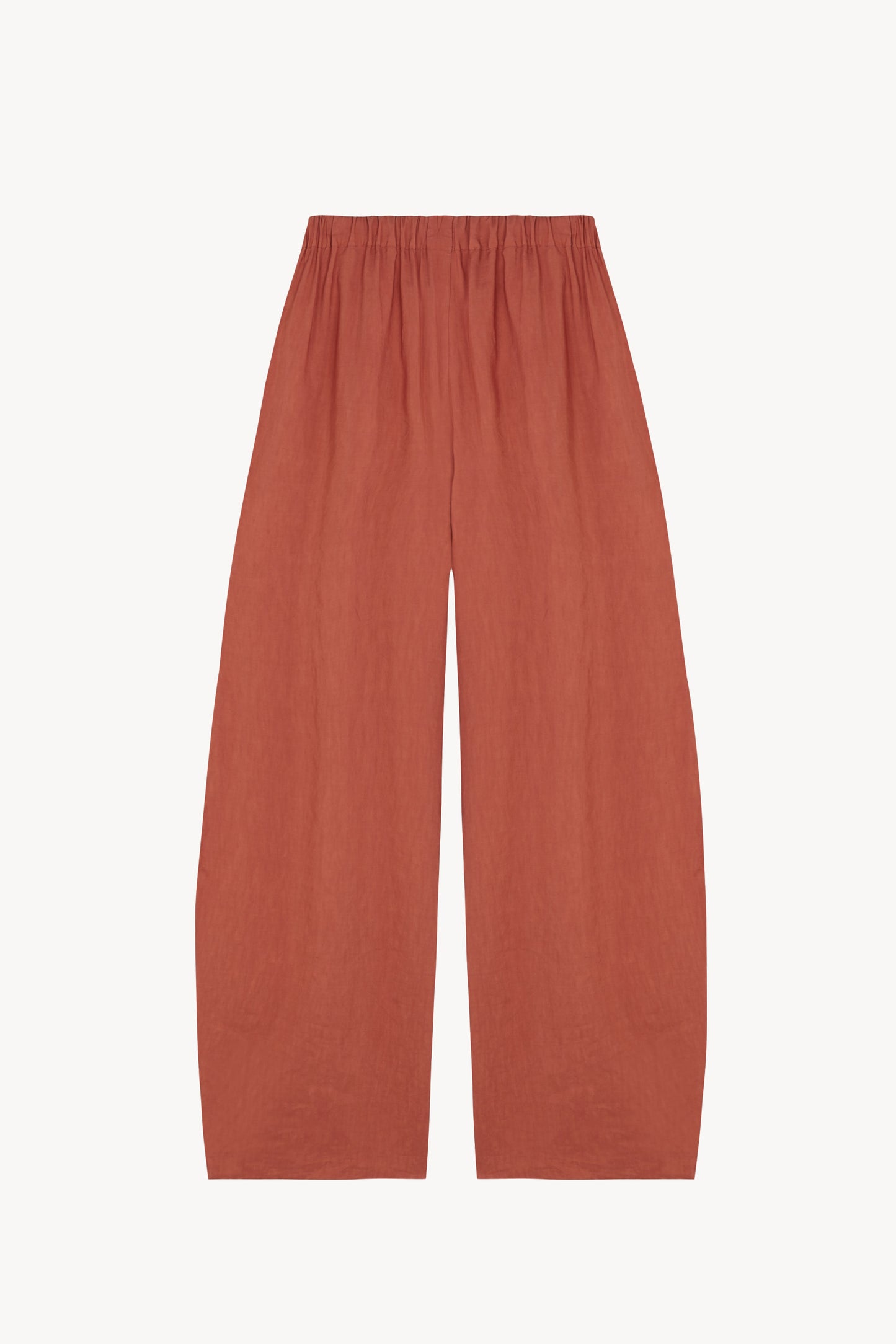 Elena, cayenne high-waisted pants