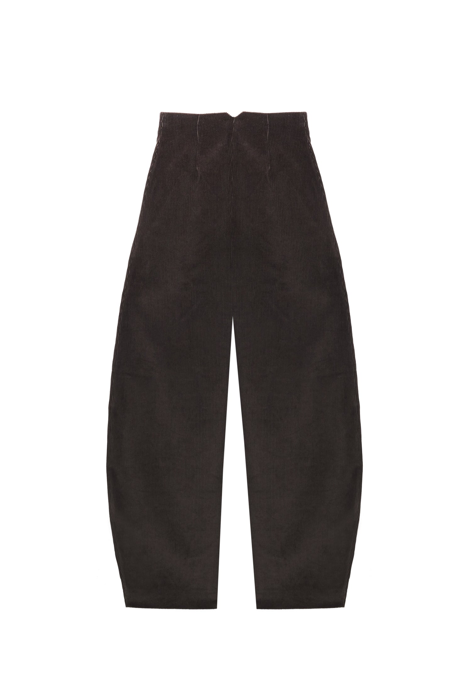 Era, pantalon de pana gris chocolate