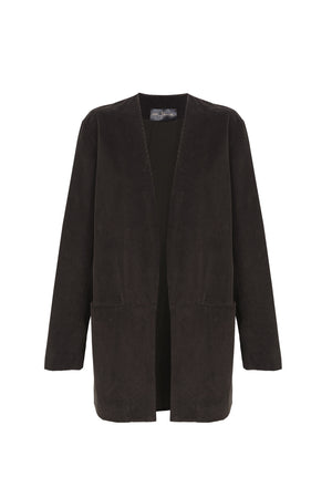 Eracle, oversized grey chocolate blazer