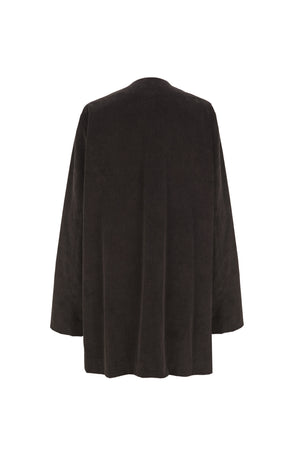 Eracle, oversized grey chocolate blazer