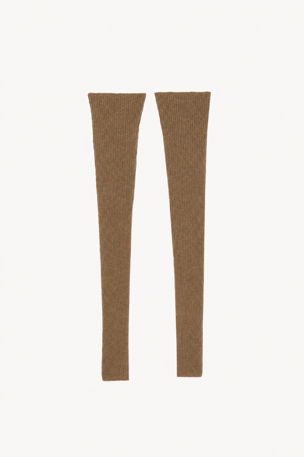 Erika, tobacco knit arm warmers