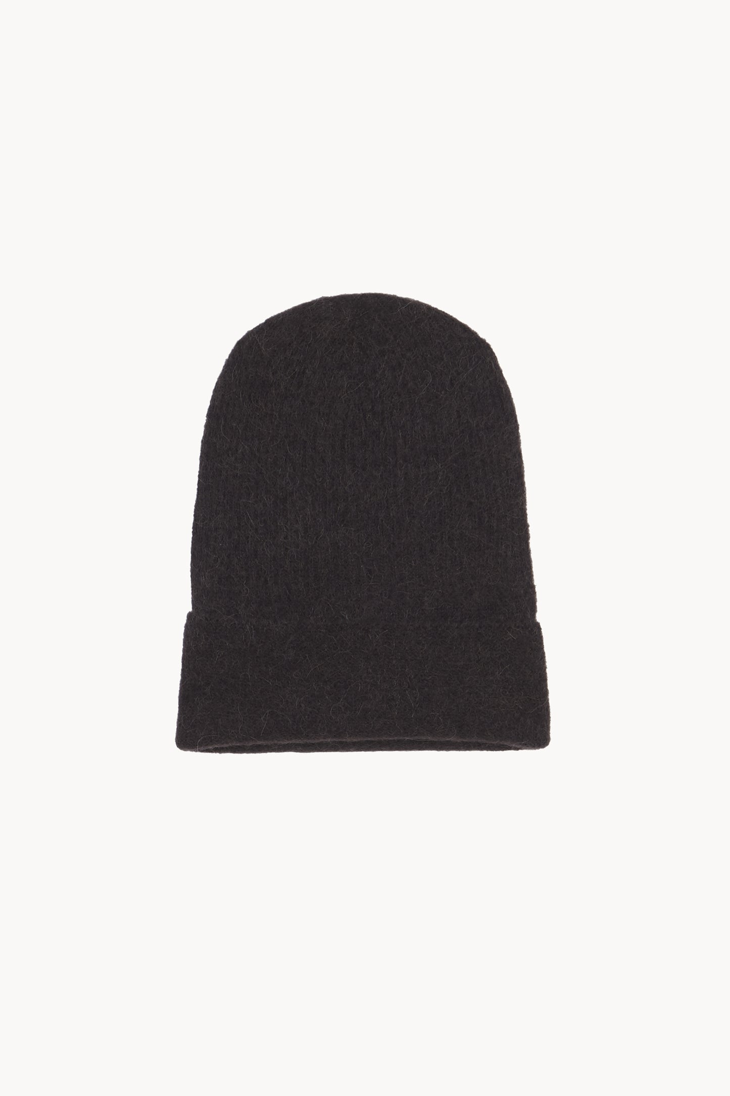 Erika, gorro de punto marron oscuro