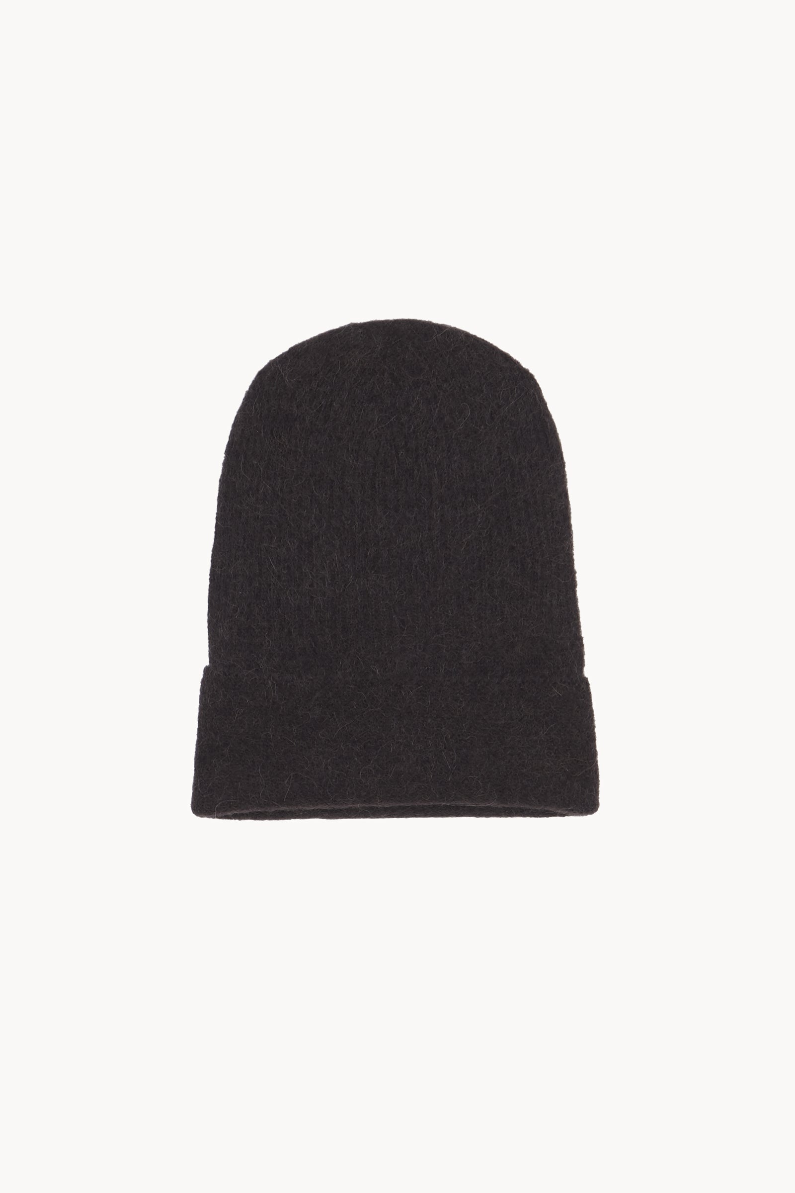 Erika, gorro de punto marron oscuro