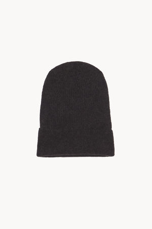 Erika, gorro de punto marron oscuro
