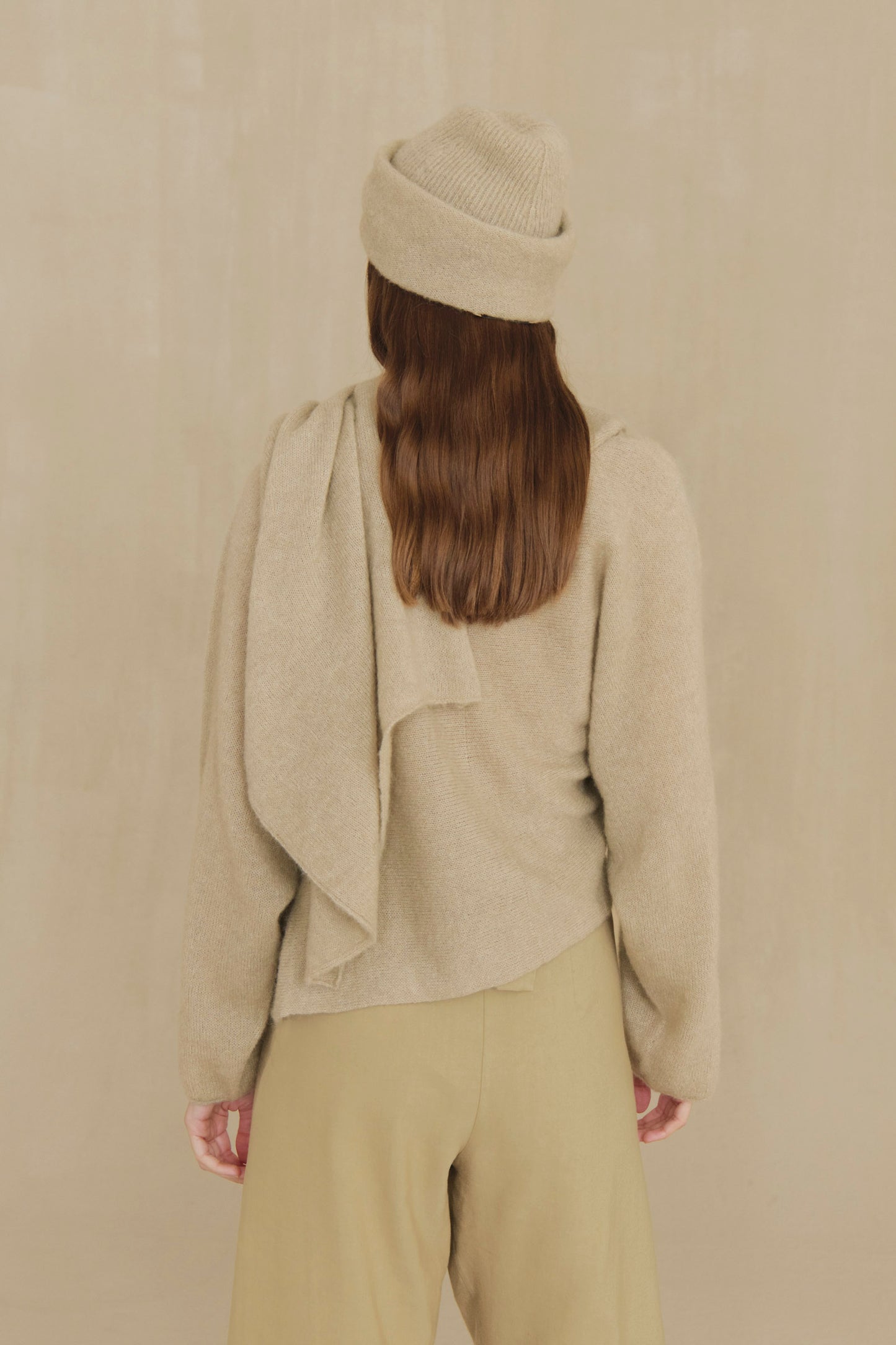 Erika, pearl wrap cardigan