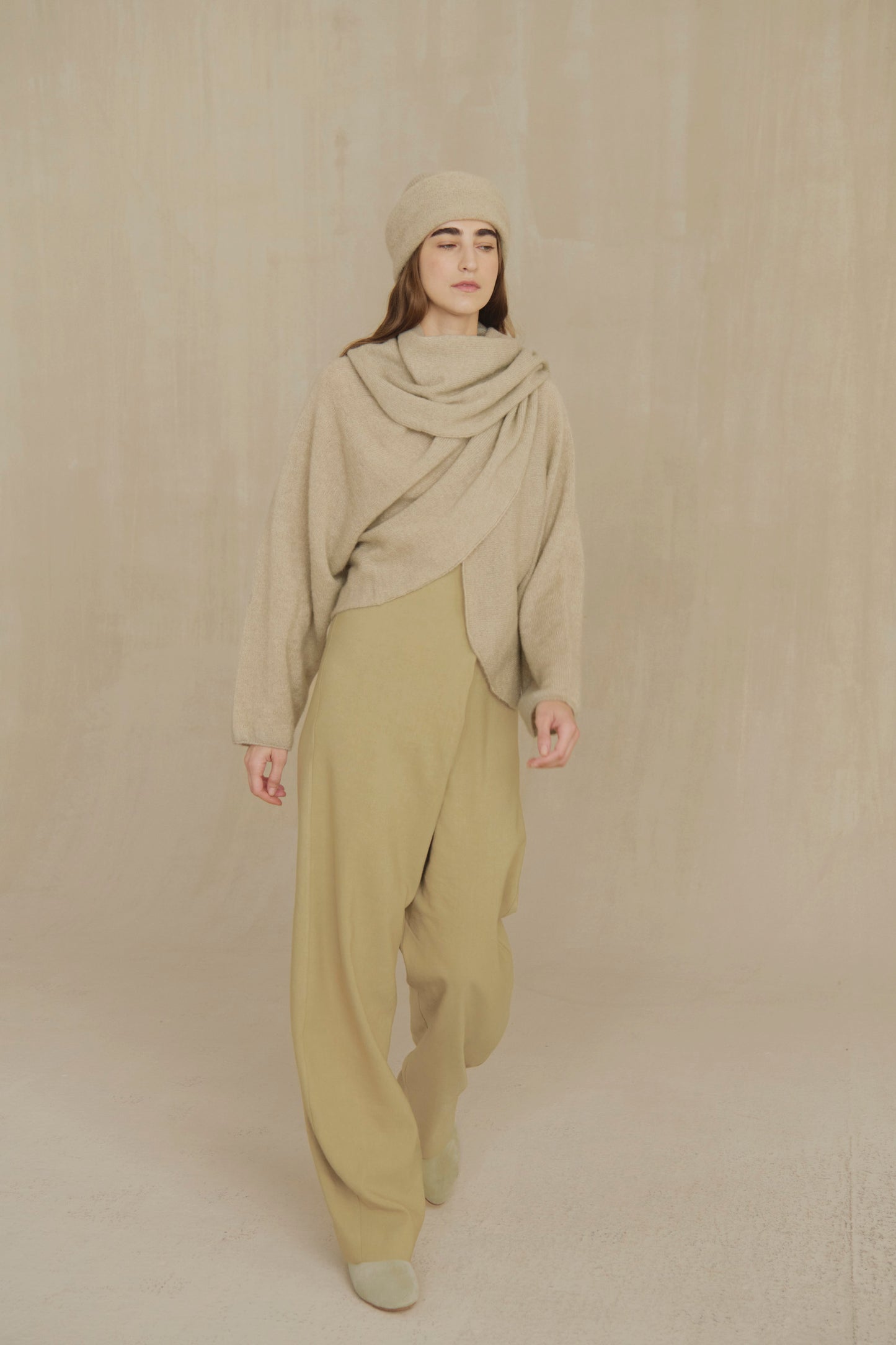 Erika, pearl wrap cardigan
