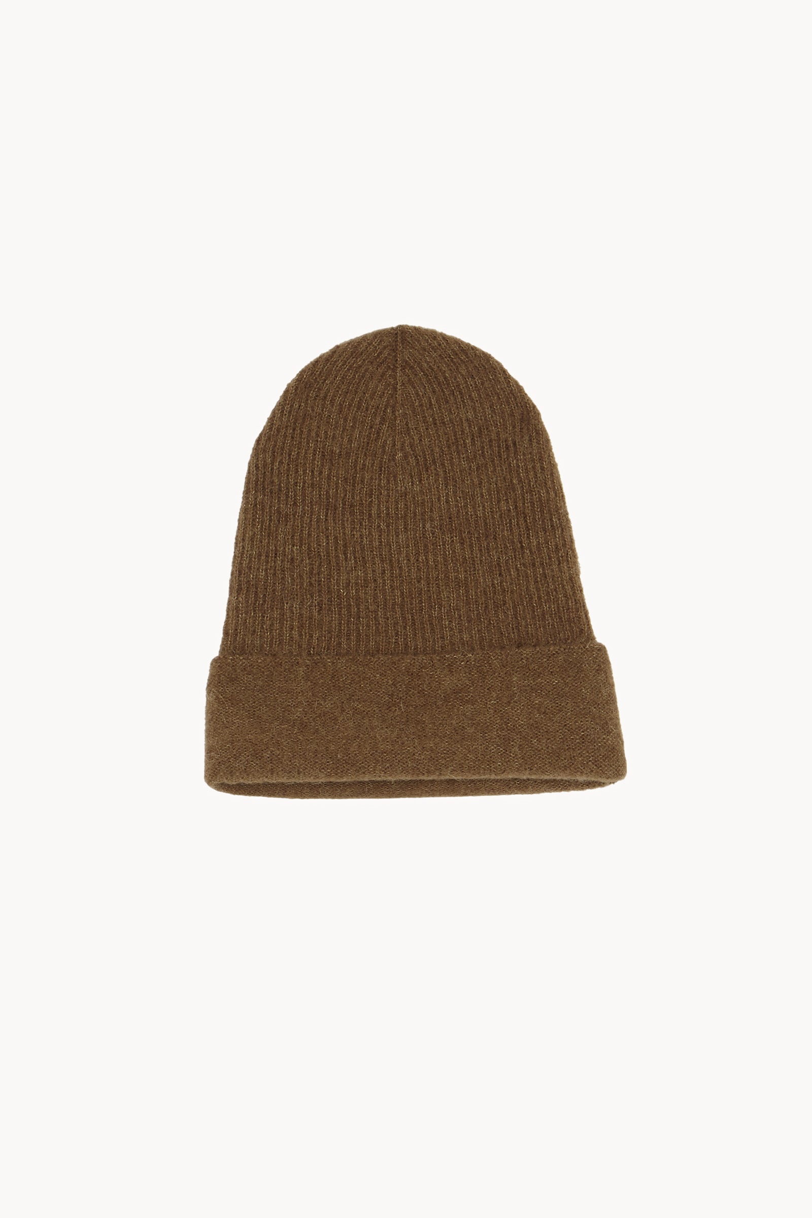 Erika, gorro de punto tabaco
