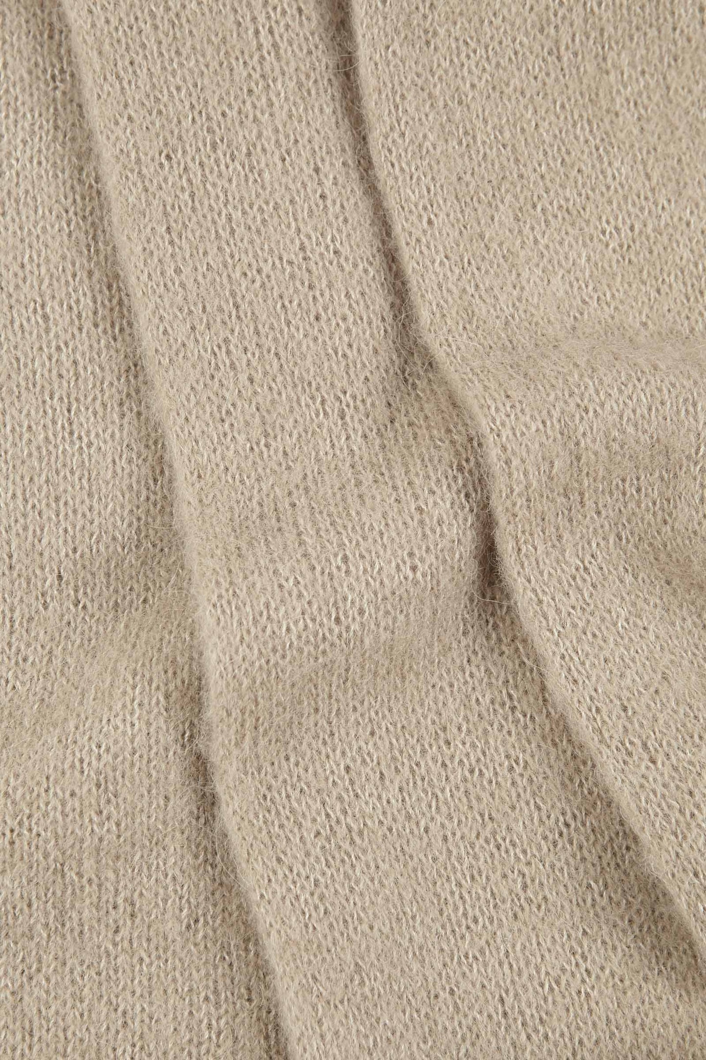Erika, pearl wool and silk knit scarf