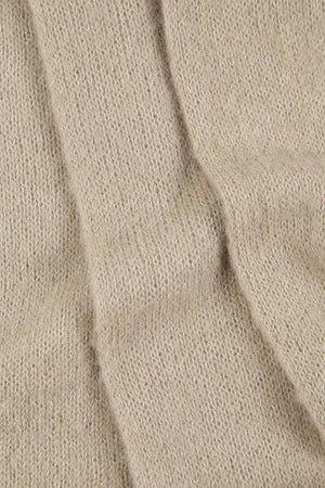 Erika, pearl wool and silk knit scarf