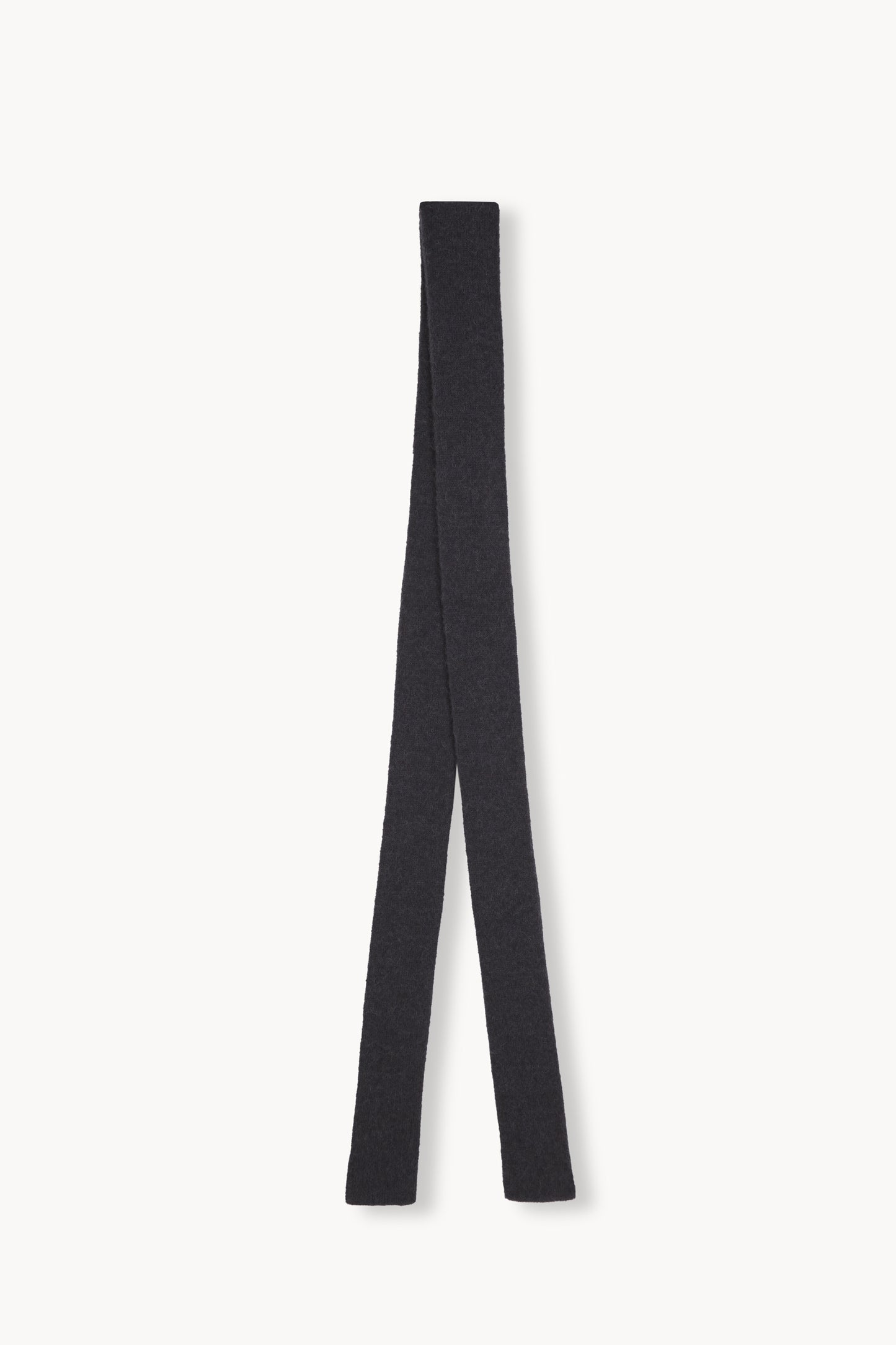 Erika, night green wool and silk knit scarf