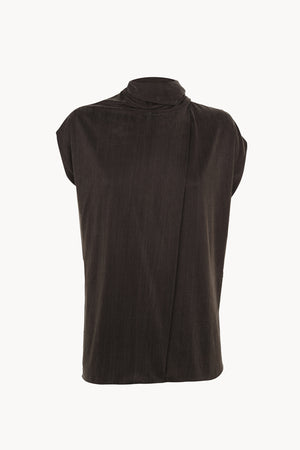 Espera, dark brown sleeveless top