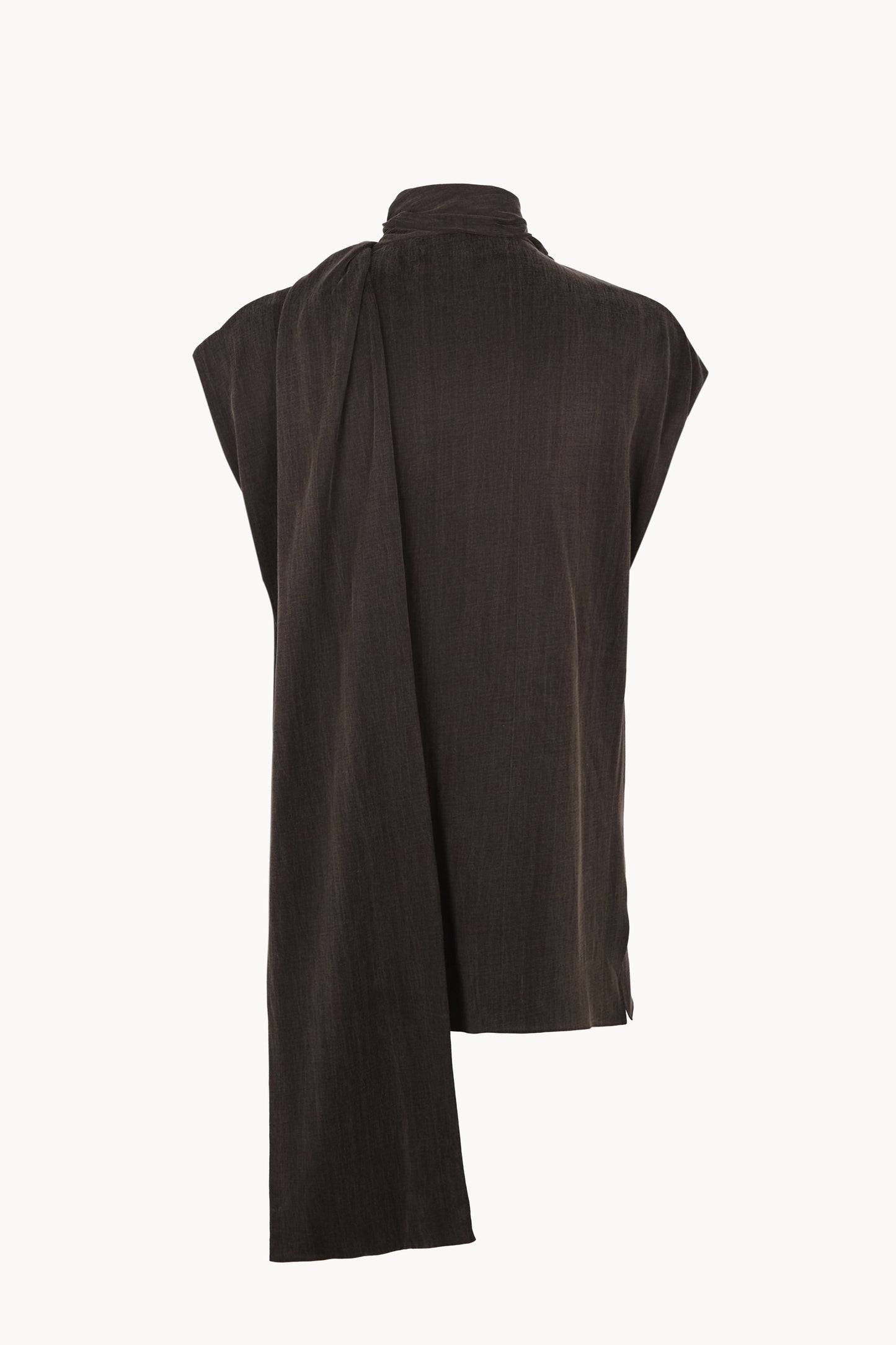 Espera, dark brown sleeveless top