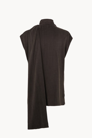 Espera, dark brown sleeveless top
