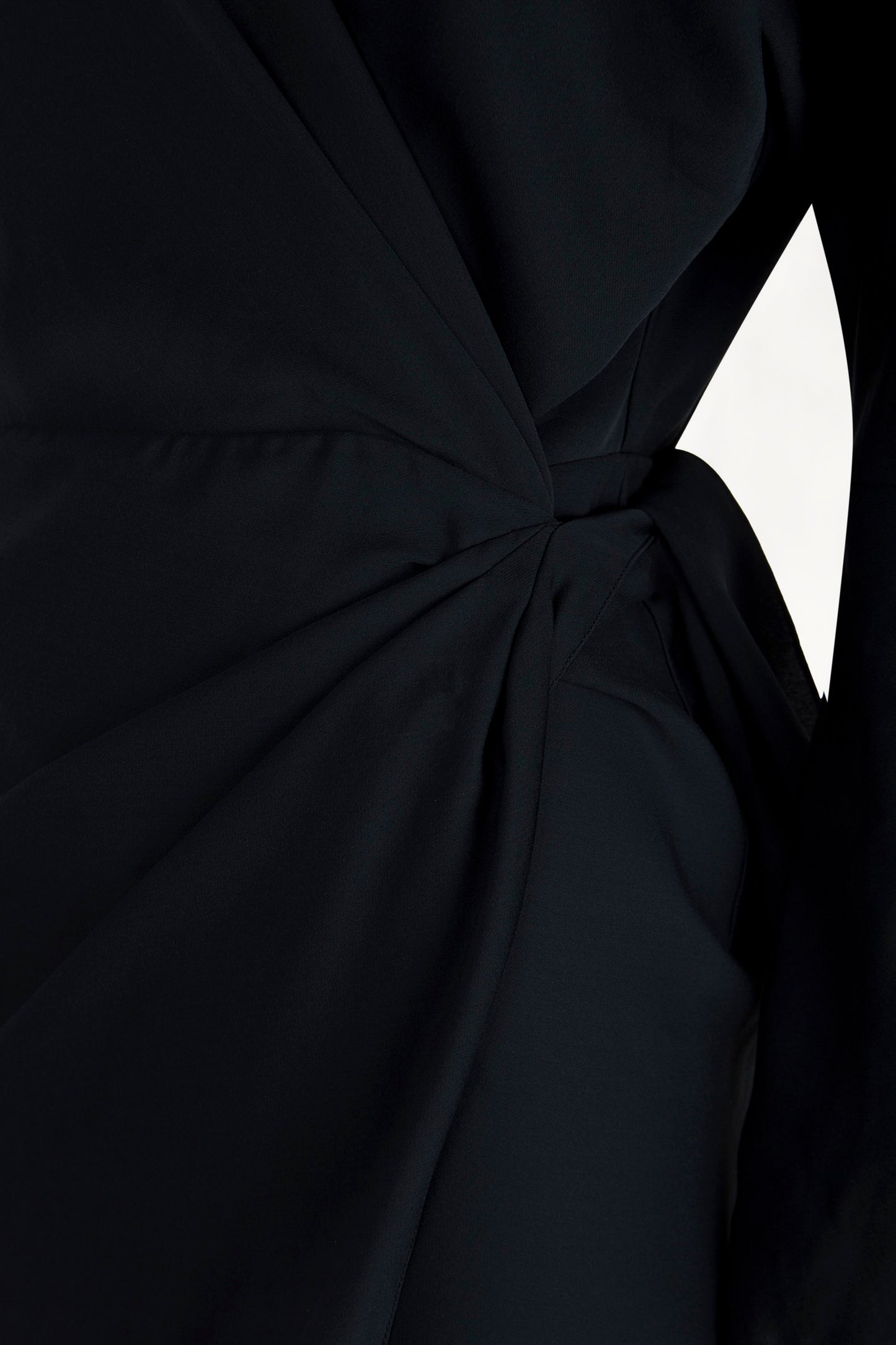 Eteria, navy blue wrap dress