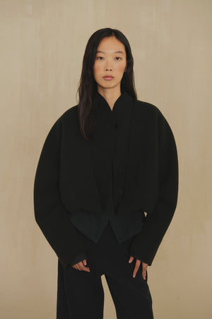 Eterna, short wool jacket