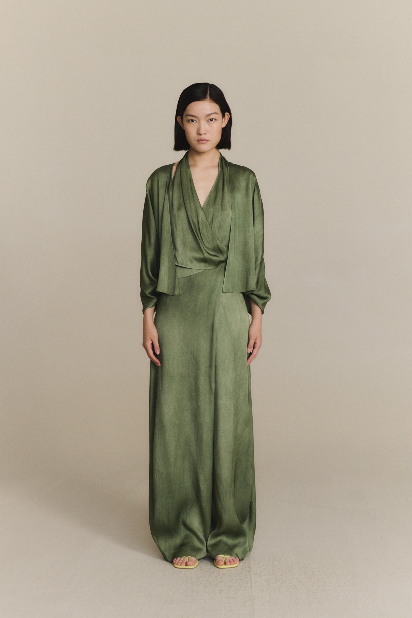 Elea, pantalon aguamarina maltinto