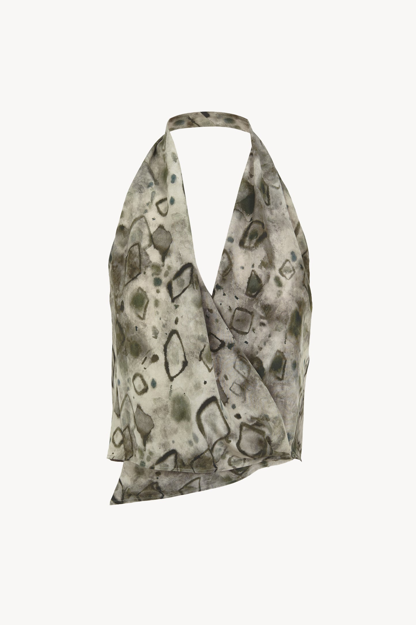 Etna, top de seda elmas print