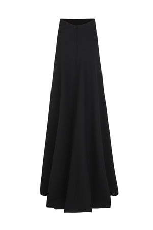Ever, black high-waisted long skirt