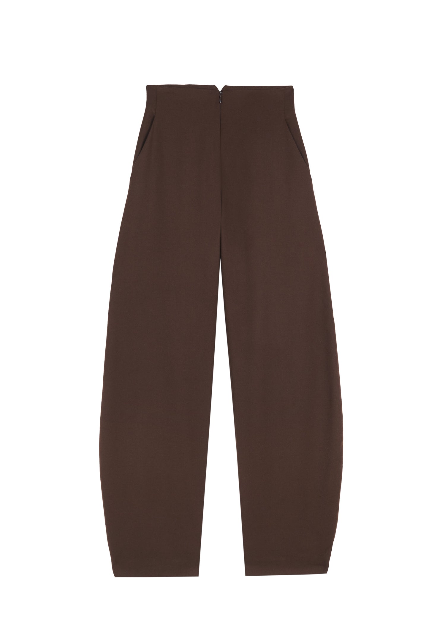 Fabula, chocolate virgin wool pants