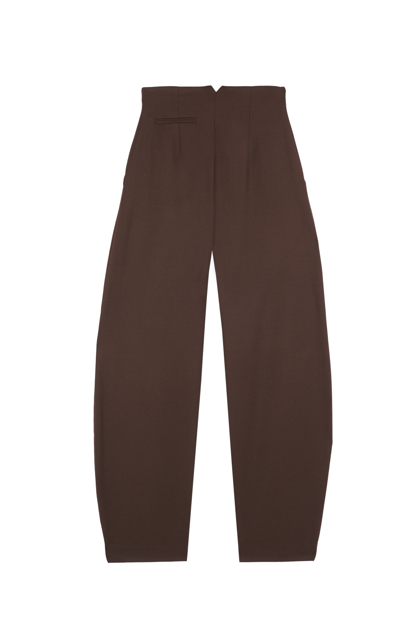 Fabula, chocolate virgin wool pants