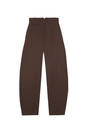 Fabula, chocolate virgin wool pants