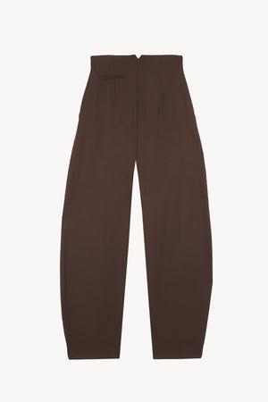 Fabula, chocolate virgin wool pants