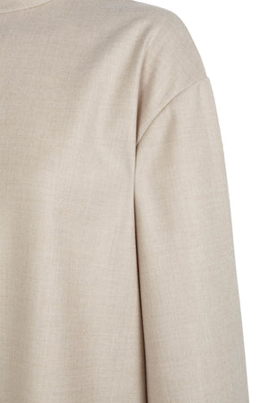 Fabula, beige oversized shirt