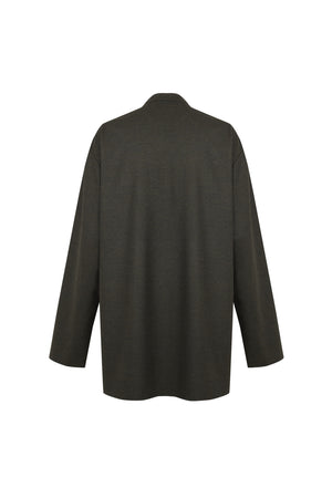Fabula, dark green oversized shirt
