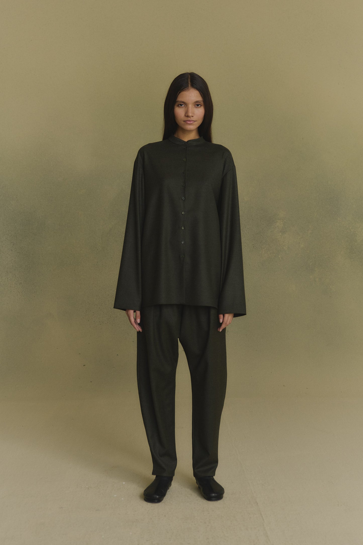 Fabula, beige oversized shirt