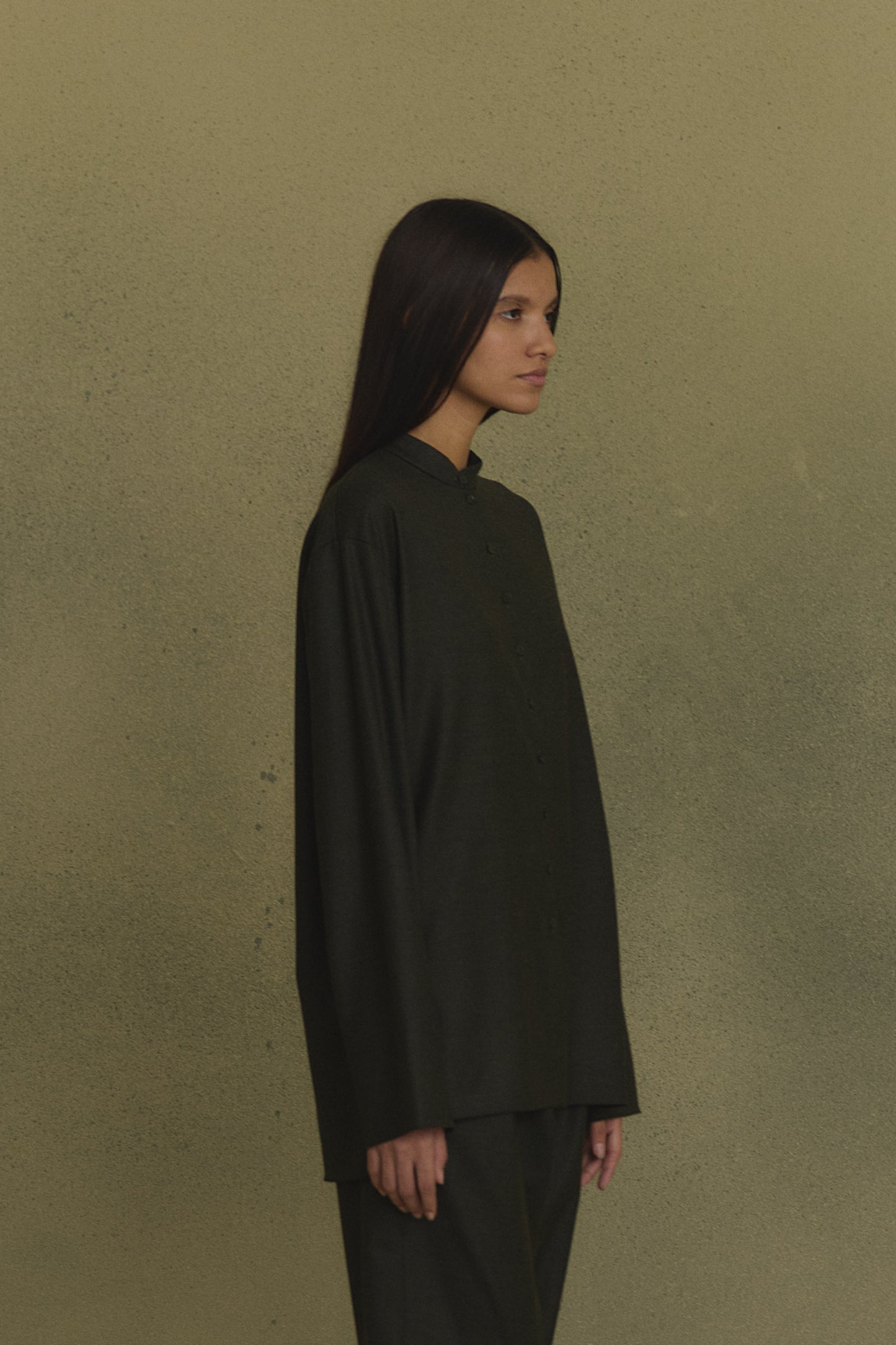 Fabula, beige oversized shirt