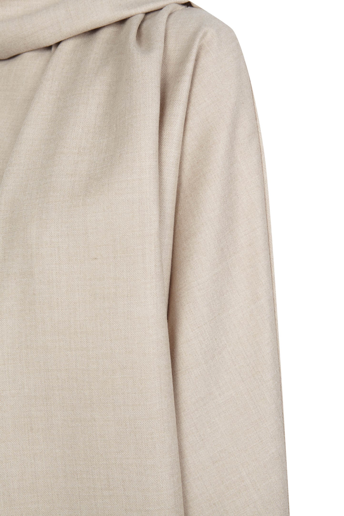 Fabula, beige virgin wool top