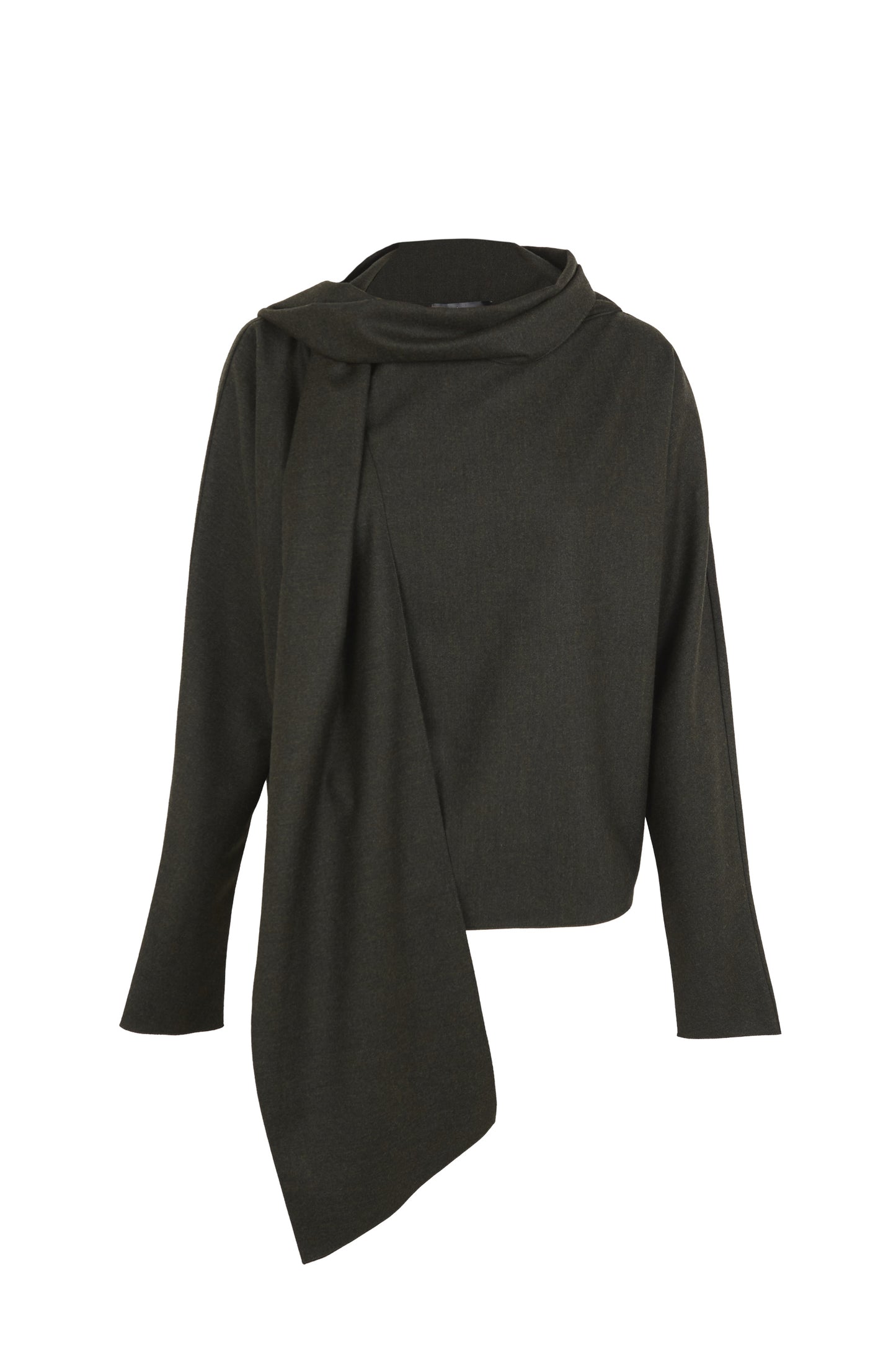 Fabula, green virgin wool top