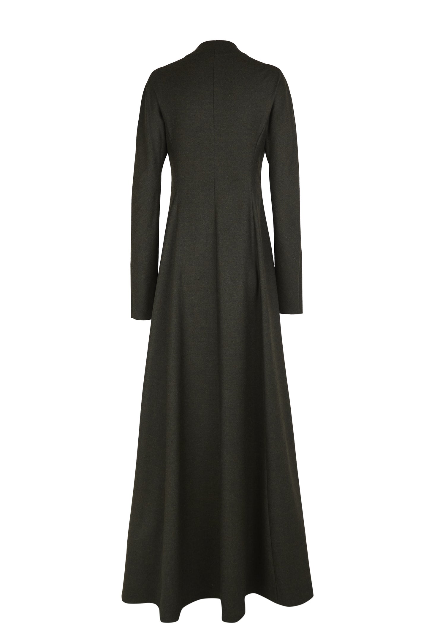 Fabula, dark green virgin wool dress